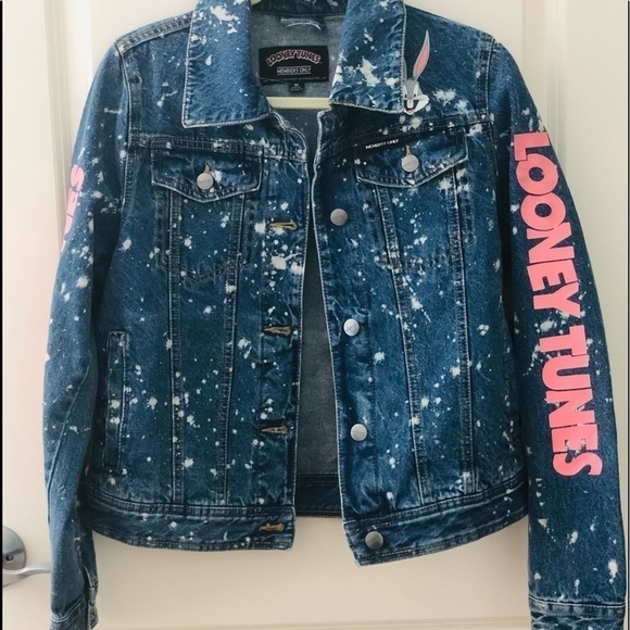 Members Only Looney Tunes Jean Jacket NWT - Picture 2 of 16
